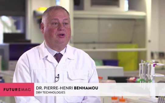 Pierre-Henri Benhamou (DBV technologies) aide à la conception du patch Viaskin.